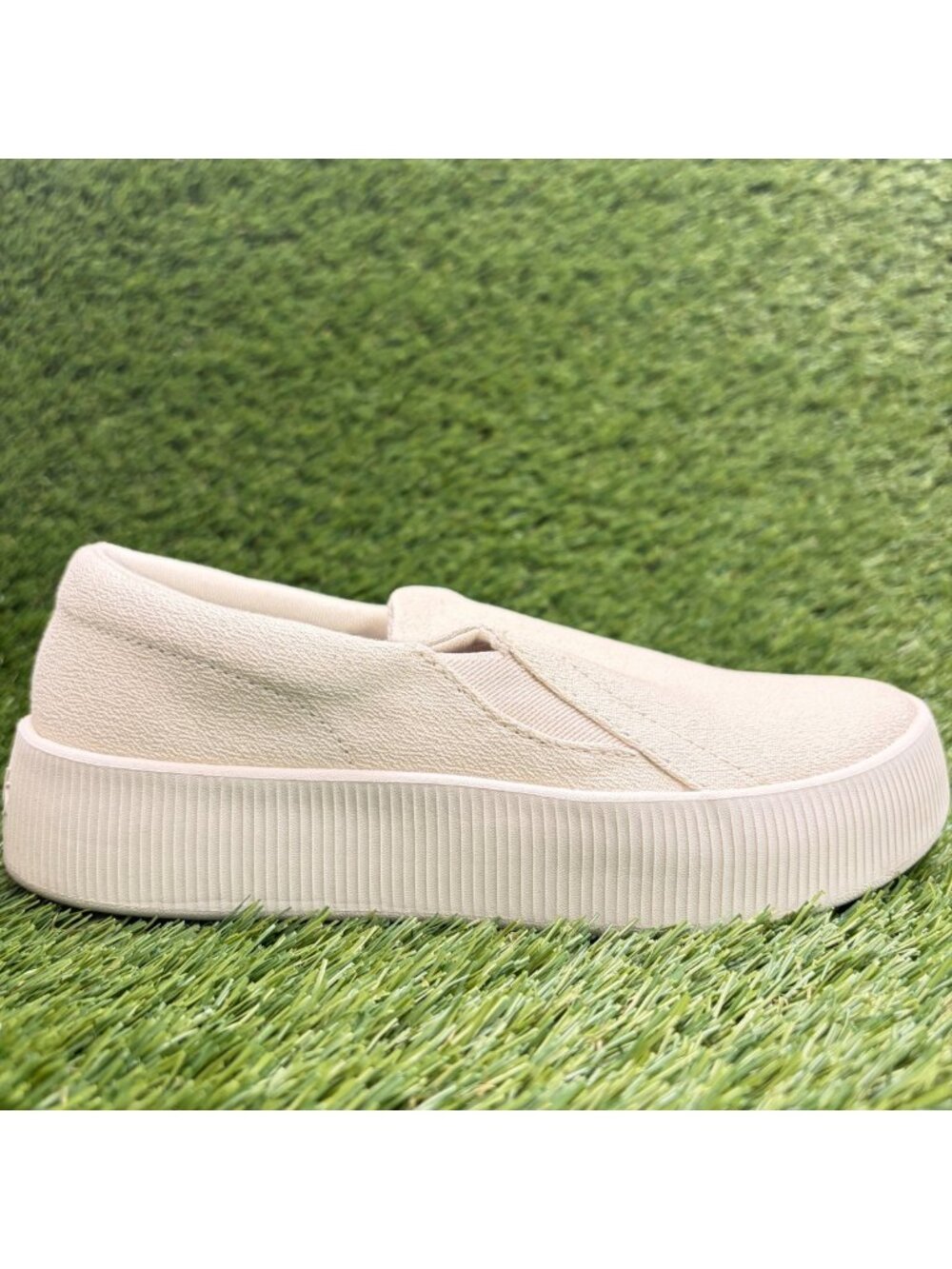 Allbirds Lounger Lift Womens Size 5 Rugged Beige Casual Slip On Shoes Sneakers